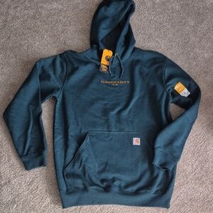 Carhartt Men's Teal Hoodie